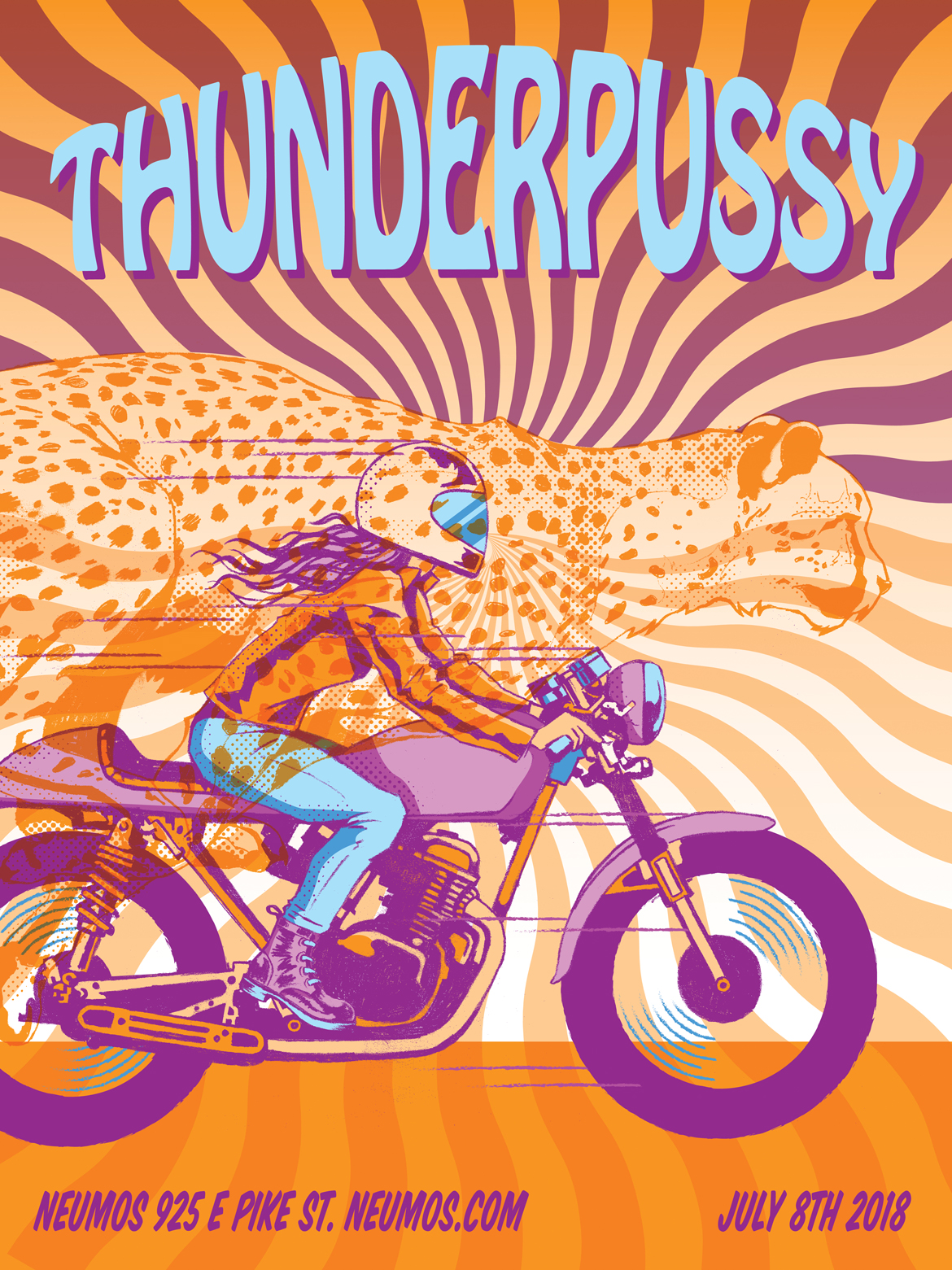 thunderpussy gig poster